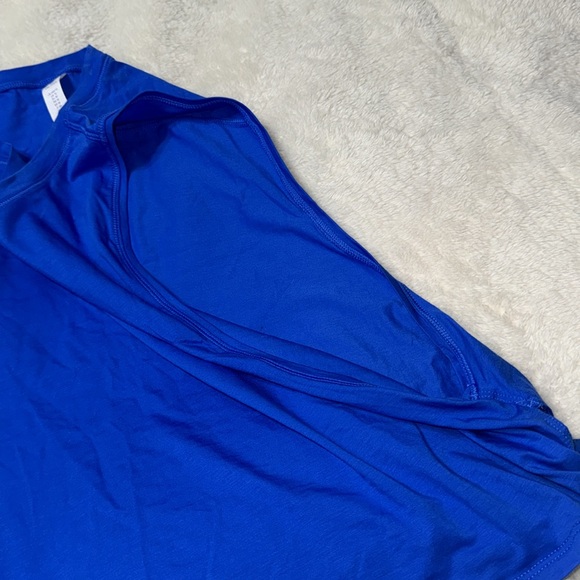 CRZ YOGA Pima Cotton Cropped Tank Top Sleeveless Sports Shirts Athletic - Picture 4 of 7